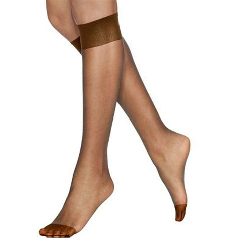 hanes knee highs reinforced toe|hanes ladies knee high stockings.